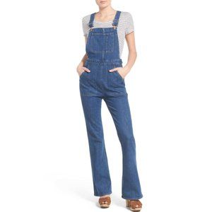 NWT Madewell Flea Market Flare Overalls Size S
